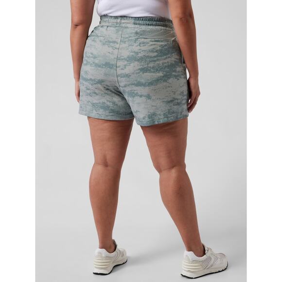 Athleta Farallon Short in Fog Camo Coast Grey 4in NEW - Size 1X - Picture 3 of 8
